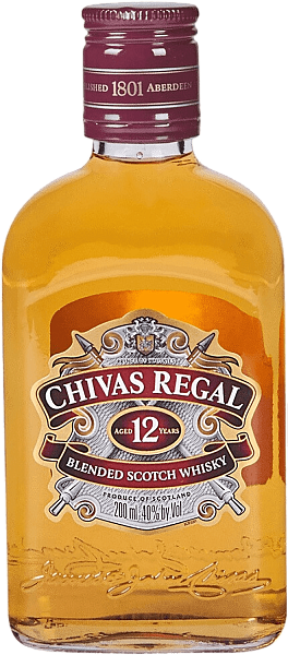 Chivas Regal 12 y.o. blended scotch whisky, 0.2л