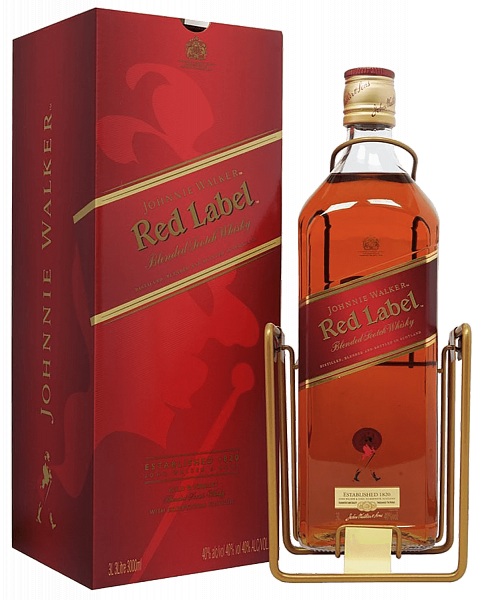 Johnnie Walker Red Label Blended Scotch Whisky (gift box), 3л